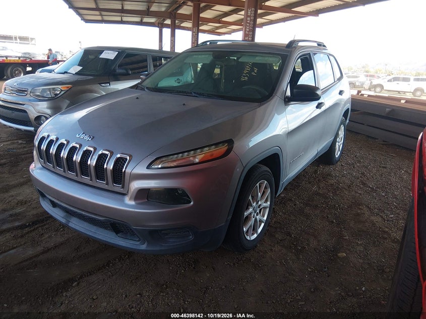 Vin: 1c4pjlab8hw523644, lot: 46898500, jeep cherokee sport fwd 20172