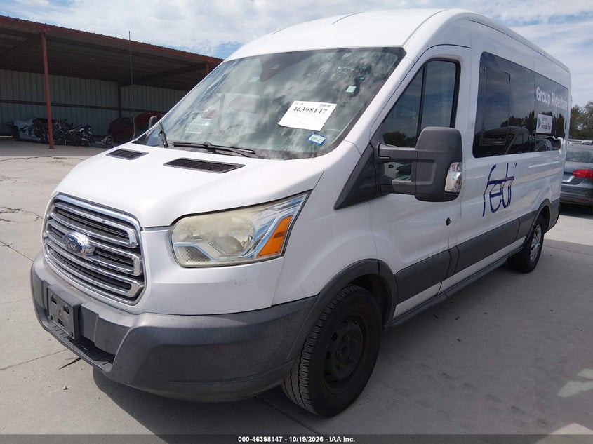 Vin: 1fbzx2cm2gkb54144, lot: 46898505, ford transit-350 xlt 20162