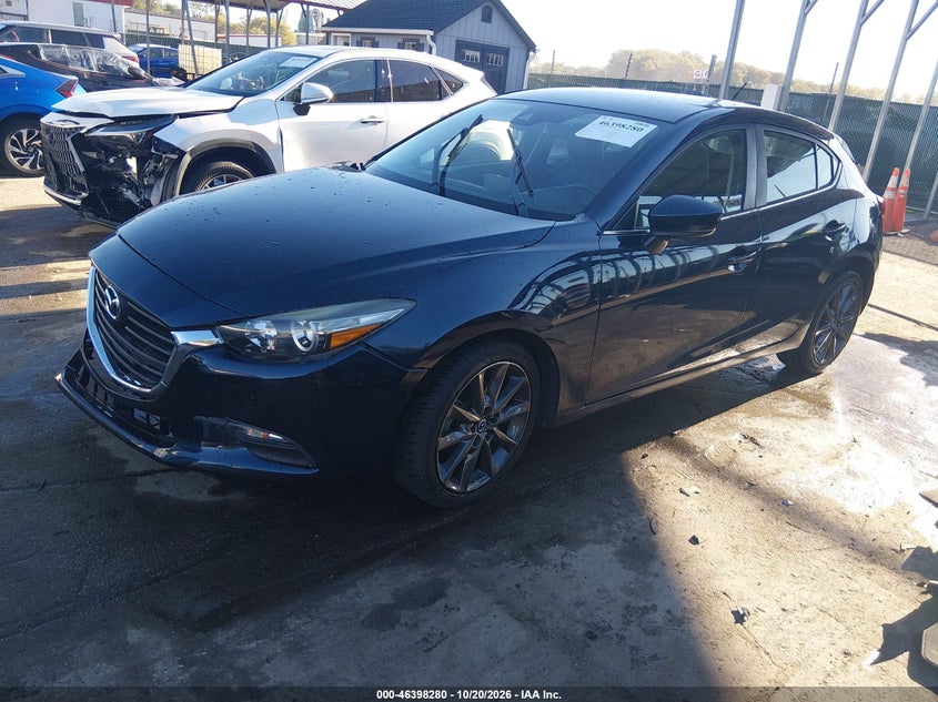 Vin: 3mzbn1l37jm196861, lot: 46898638, mazda mazda3 touring 20182