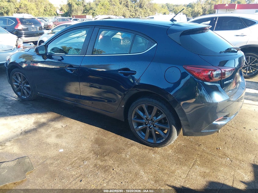 Vin: 3mzbn1l37jm196861, lot: 46898638, mazda mazda3 touring 20183