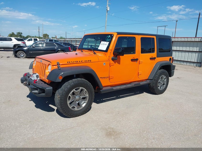 Vin: 1c4bjwfg2dl514837, lot: 46898701, jeep wrangler unlimited rubicon 20132