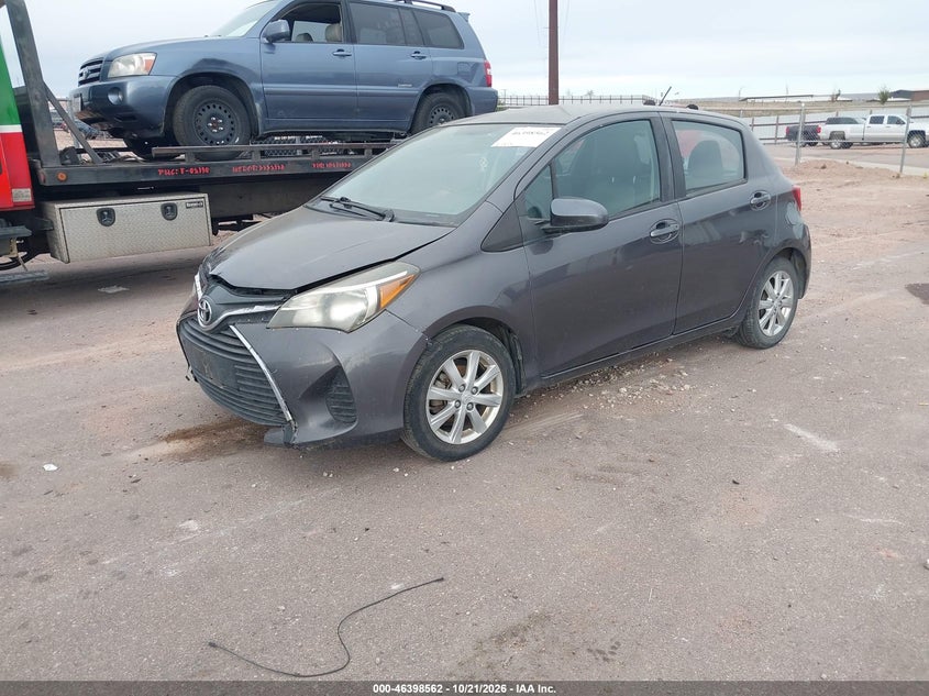 2015 Toyota Yaris Le, Normal Wear & Tear, IAAI, VIN VNKKTUD38FA049372 — photo 2
