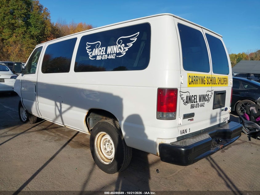 Vin: 1fbne3bl6bda09687, lot: 46898947, ford e-350 super duty xl/xlt 20113