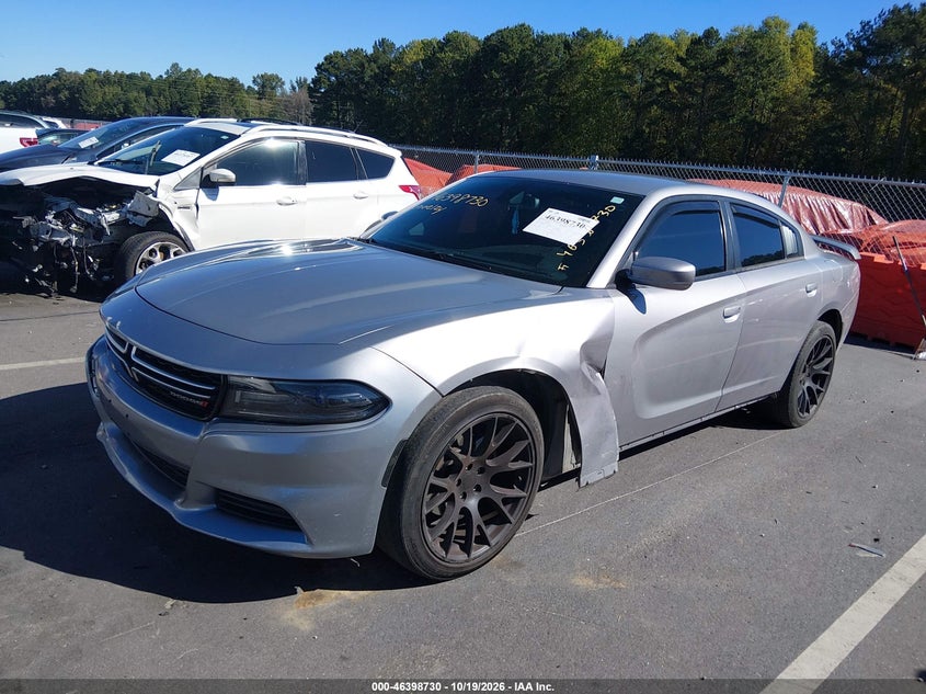 Vin: 2c3cdxbgxfh717017, lot: 46899088, dodge charger se 20152