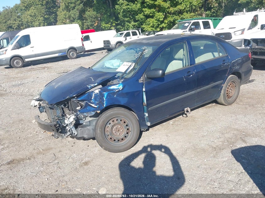 2007 Toyota Corolla Ce, Front End, IAAI, VIN JTDBR32E070116866 — photo 2