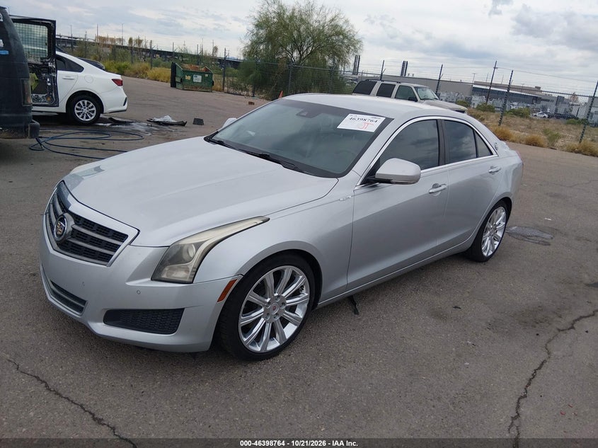2013 Cadillac Ats Luxury, Неизвестно, IAAI, VIN 1G6AB5SX1D0177087 — фото 2