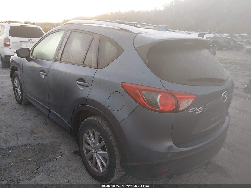 Vin: jm3ke4cy6f0544277, lot: 46899182, mazda cx-5 touring 20153