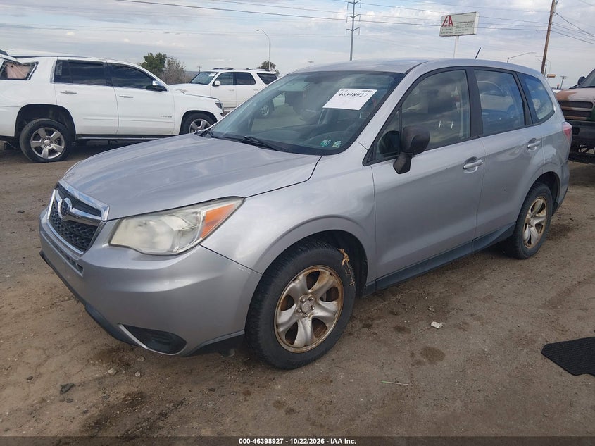 Vin: jf2sjaac6fg530365, lot: 46899285, subaru forester 2.5i 20152
