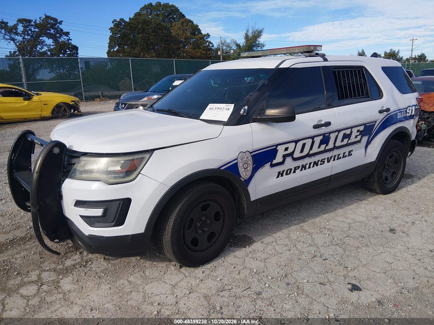 Vin: 1fm5k8ar4ggb28377, lot: 46899596, ford utility police interceptor 20162