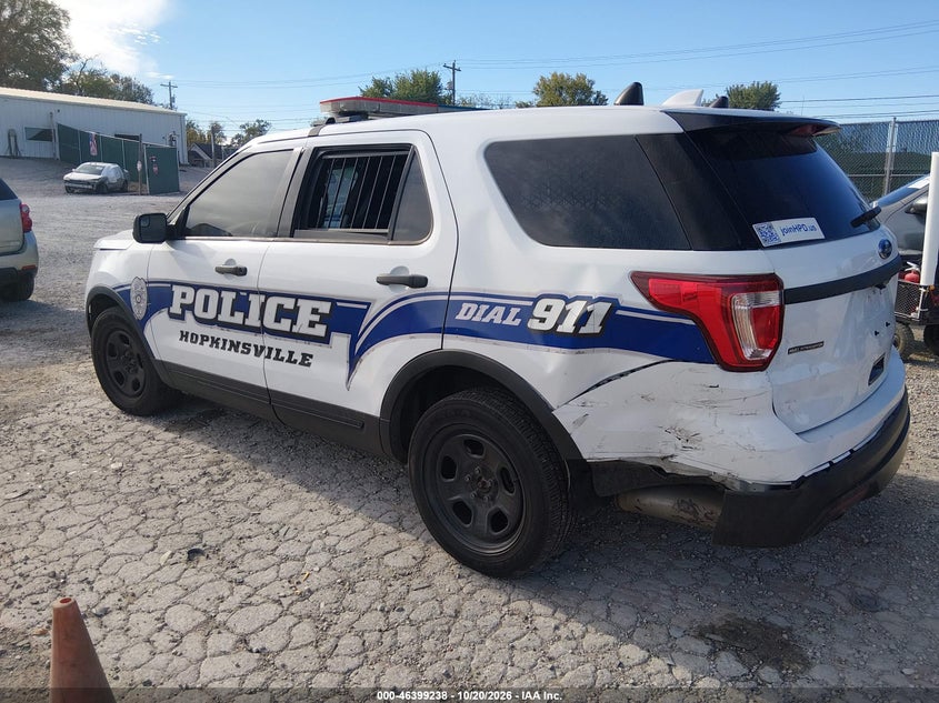 Vin: 1fm5k8ar4ggb28377, lot: 46899596, ford utility police interceptor 20163