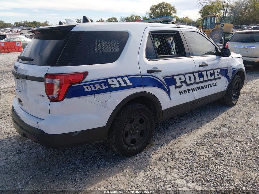 Vin: 1fm5k8ar4ggb28377, lot: 46899596, ford utility police interceptor 20164