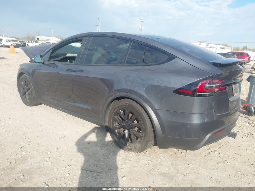 Vin: 7saxcbe55nf360995, lot: 46899643, tesla model x dual motor all-wheel drive 20223