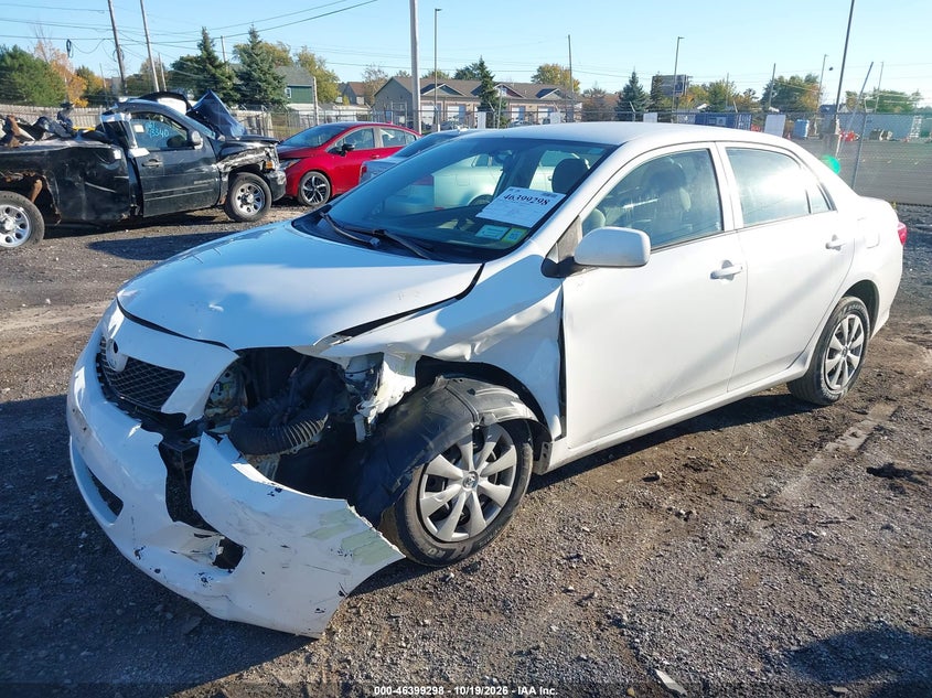 2010 Toyota Corolla Le, Left Front, IAAI, VIN JTDBU4EE5A9114033 — photo 2