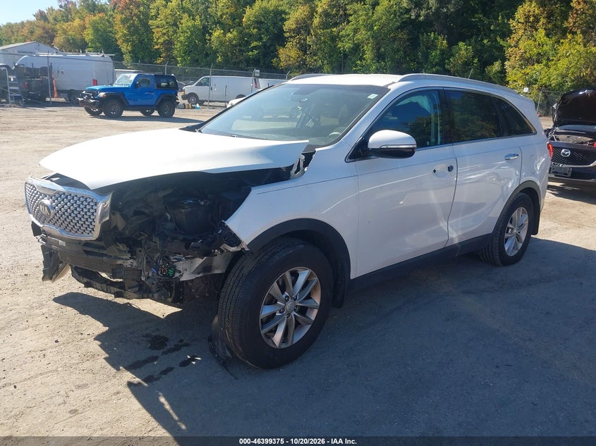 Vin: 5xypg4a36hg294634, lot: 46899733, kia sorento 2.4l lx 20172