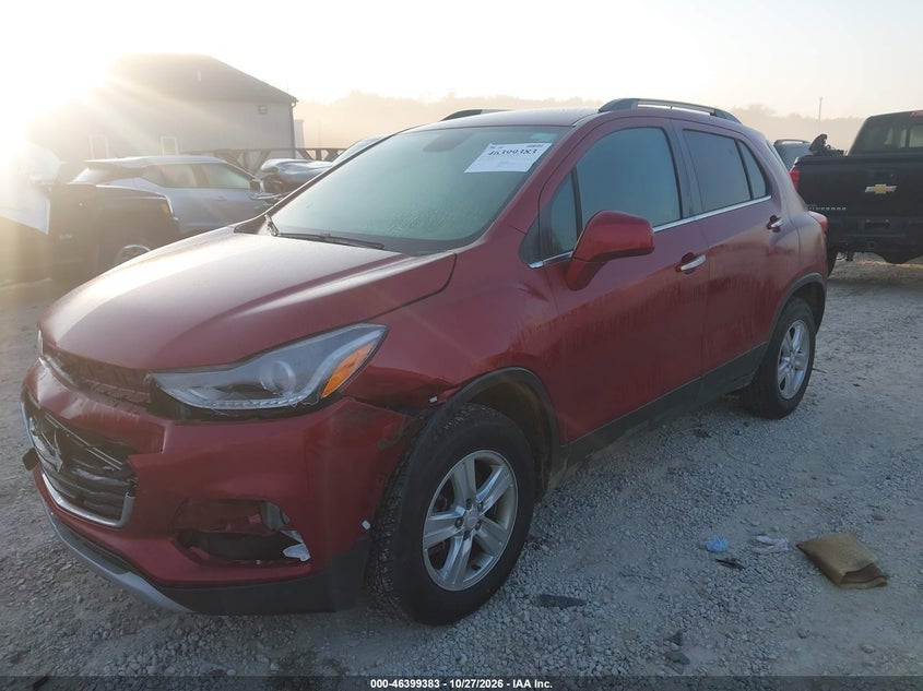 Vin: 3gncjpsb8kl295296, lot: 46899741, chevrolet trax lt 20192
