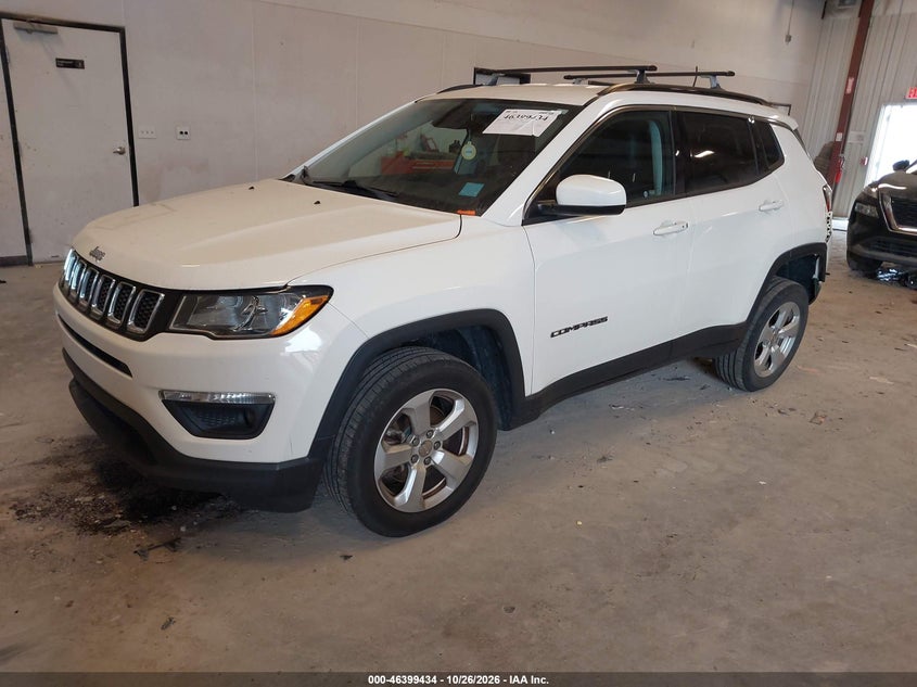 Vin: 3c4njdbb1jt349438, lot: 46899792, jeep compass latitude 4x4 20182