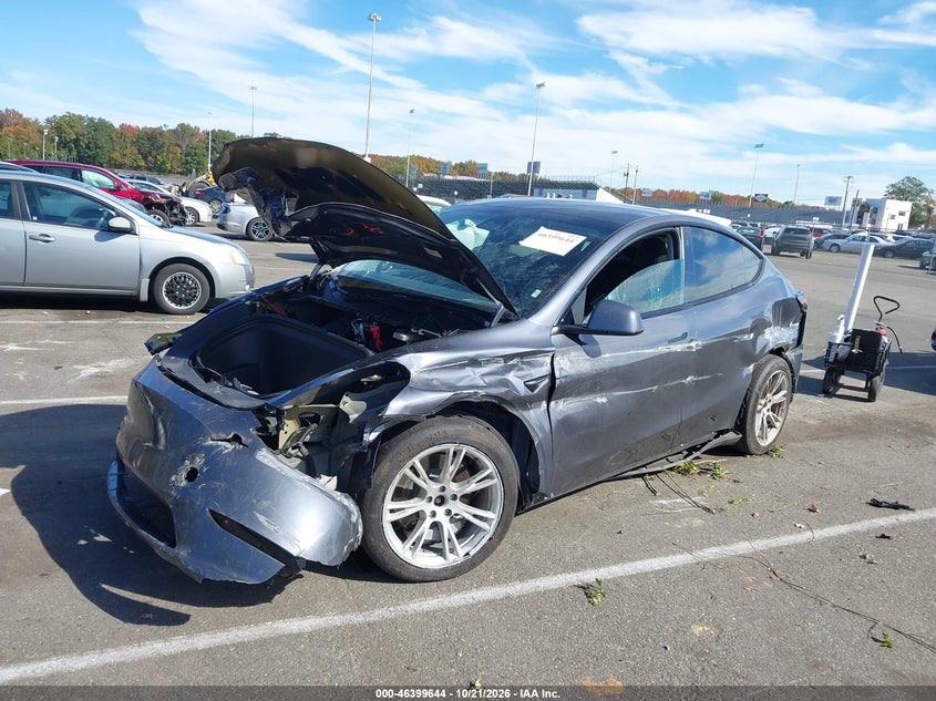 Vin: 7saygdee1pf759488, lot: 46900002, tesla model y awd/long range dual motor all-wheel drive 20232