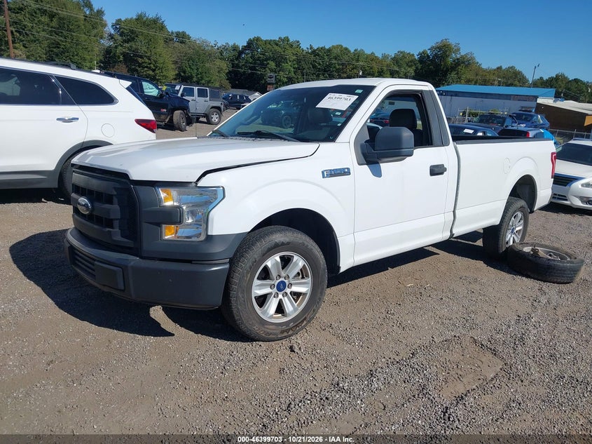Vin: 1ftmf1c83gkd33959, lot: 46900061, ford f-150 xl 20162