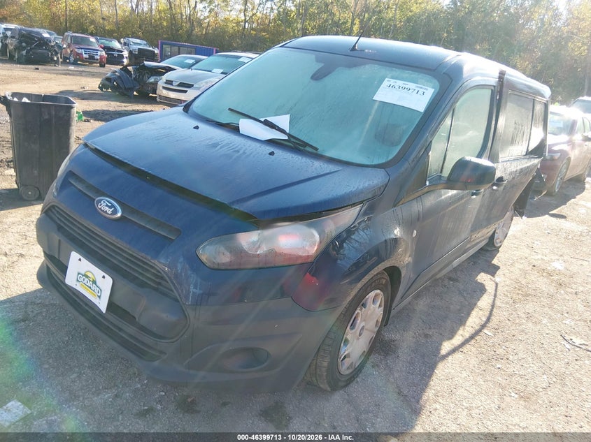 2016 Ford Transit Connect Xl, Rear, IAAI, VIN NM0GE9E70G1282961 — photo 2