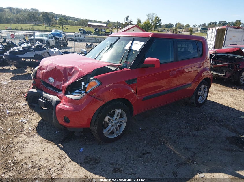 2010 Kia Soul +, Front End, IAAI, VIN KNDJT2A20A7102379 — photo 2
