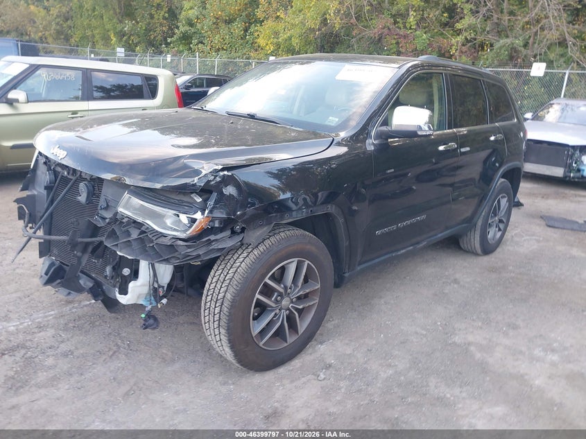 Vin: 1c4rjfbg4jc446024, lot: 46900155, jeep grand cherokee limited 4x4 20182