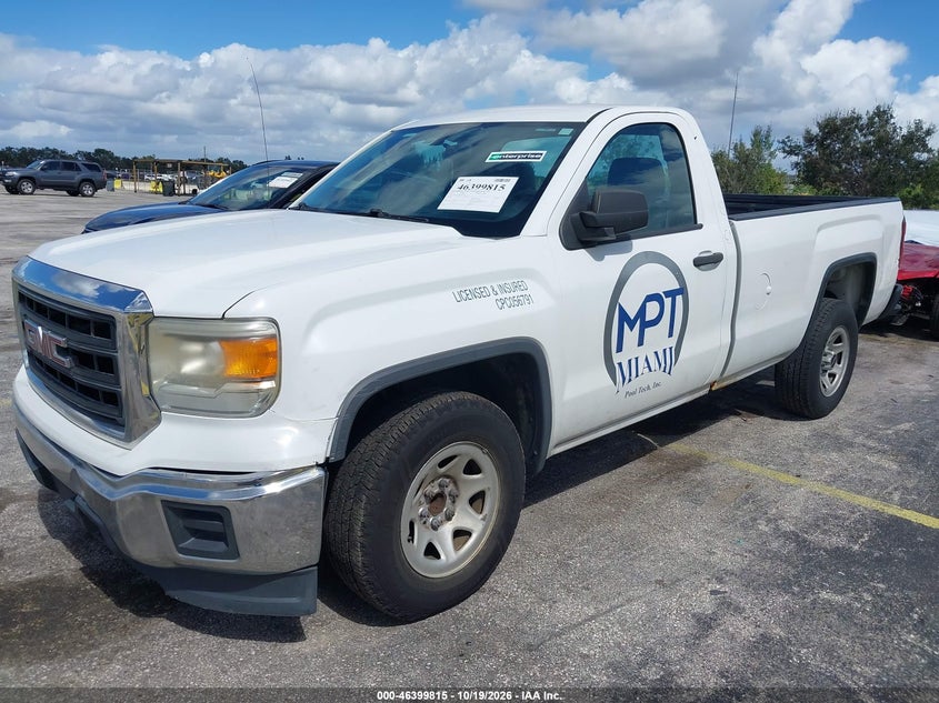 2015 GMC Sierra 1500, Flood, IAAI, VIN 1GTN1TEH5FZ432980 — photo 2