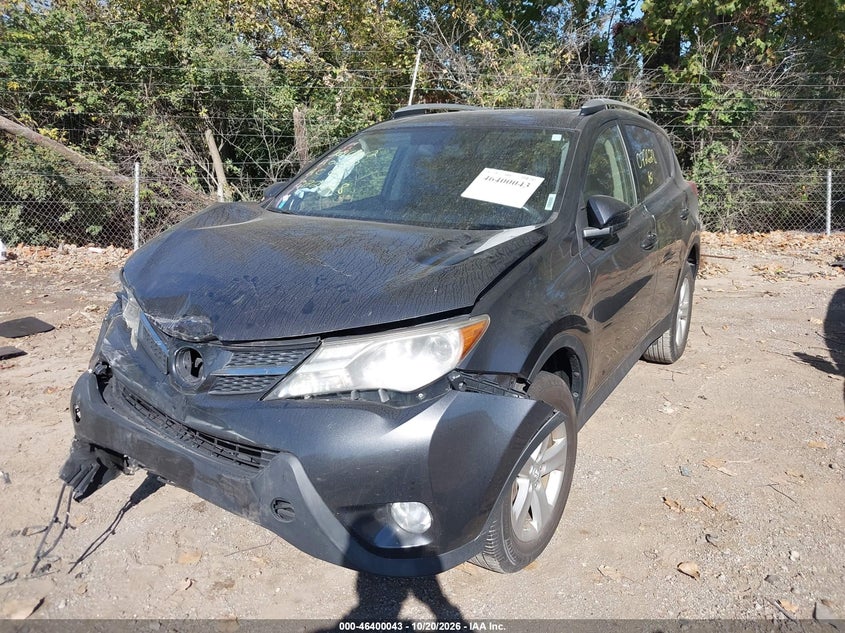 2014 Toyota Rav4 Xle, По кругу, IAAI, VIN JTMRFREVXED072628 — фото 2