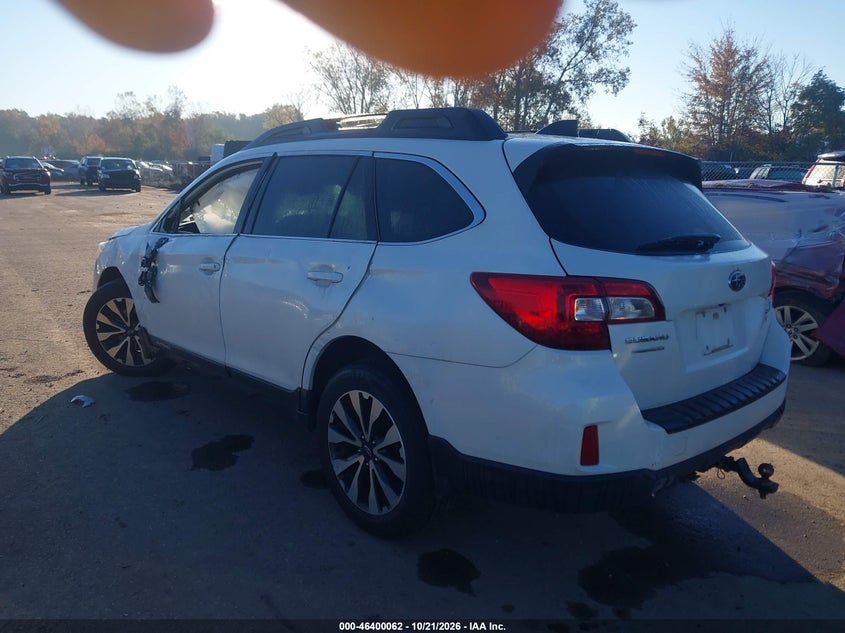 Vin: 4s4bsenc0g3337596, lot: 46900420, subaru outback 3.6r limited 20163