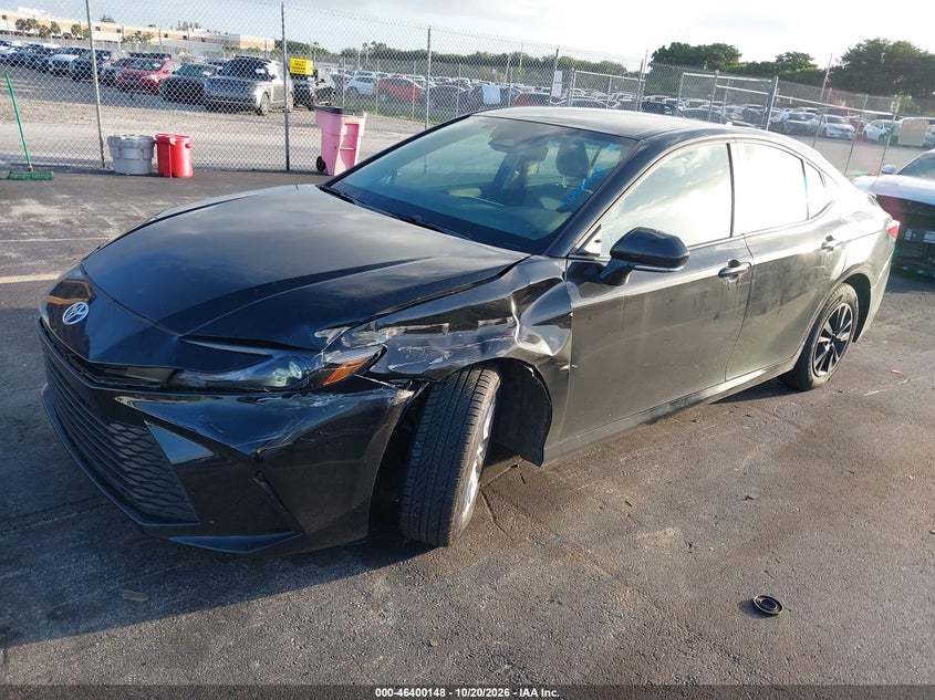 2025 Toyota Camry Le, Удар спереди, IAAI, VIN 4T1DAACK9SU204966 — фото 2