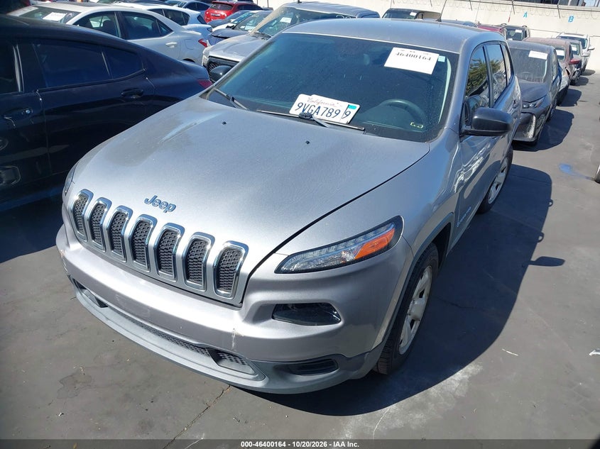 Vin: 1c4pjlab4fw560025, lot: 46900522, jeep cherokee sport 20152