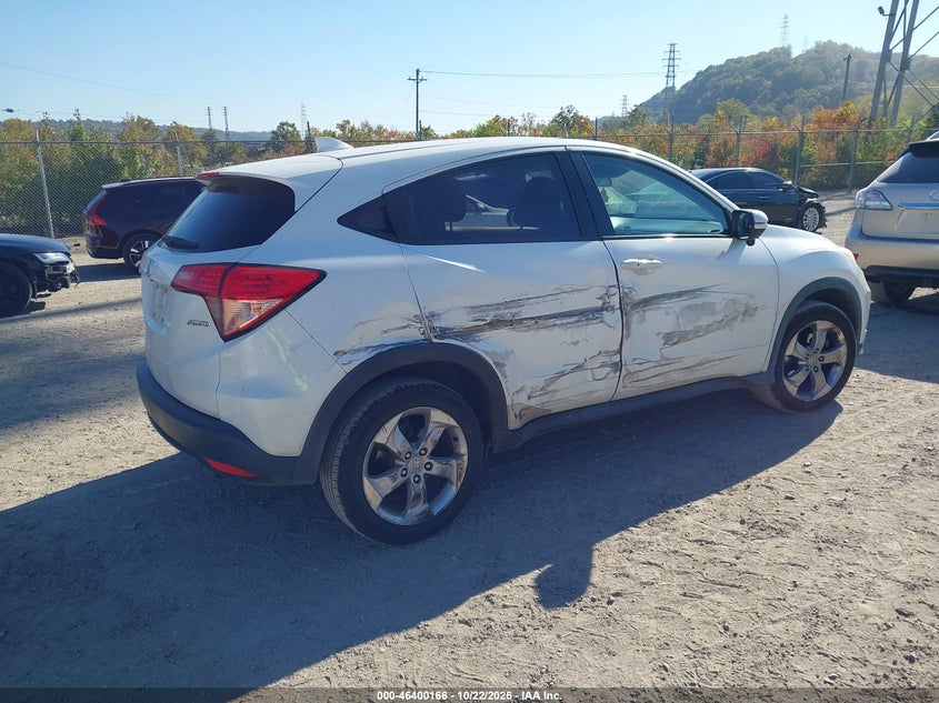 Vin: 3czru6h56gm712156, lot: 46900524, honda hr-v ex 20164