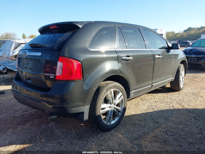 Vin: 2fmdk4kc5dbc65605, lot: 46900530, ford edge limited 20134