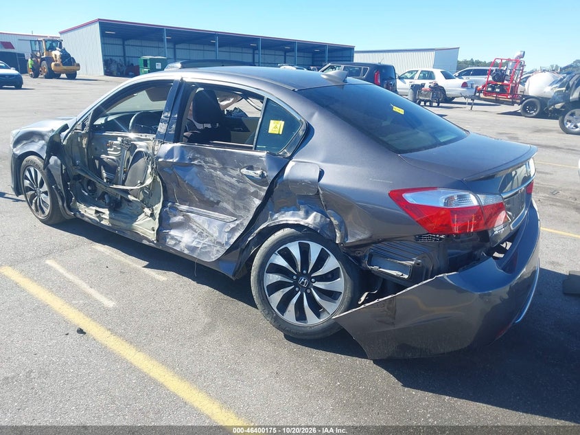 Vin: 1hgcr6f74ea001326, lot: 46900533, honda accord hybrid touring 20143