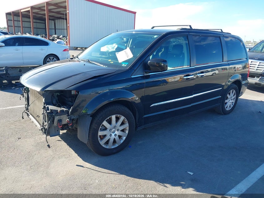 Vin: 2c4rc1bg5gr305038, lot: 46900542, chrysler town & country touring 20162