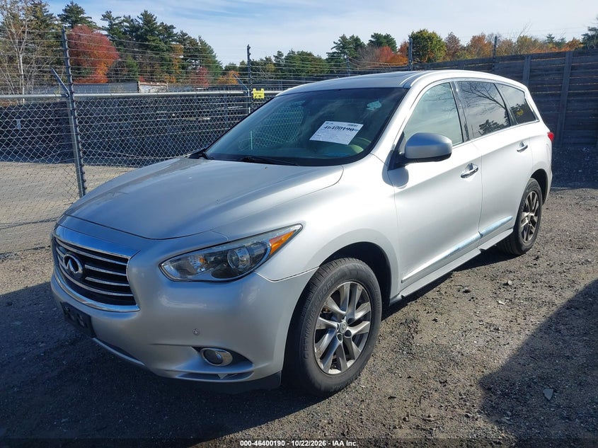 2013 Infiniti Jx35, Обычный износ, IAAI, VIN 5N1AL0MM8DC306825 — фото 2