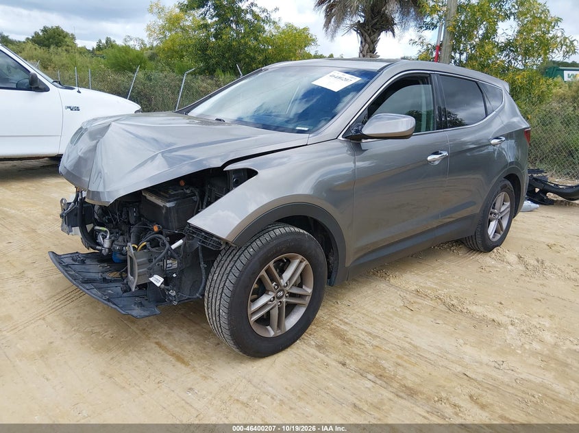 2018 Hyundai Santa Fe Sport 2.4L, Удар спереди, IAAI, VIN 5XYZT3LB3JG533145 — фото 2