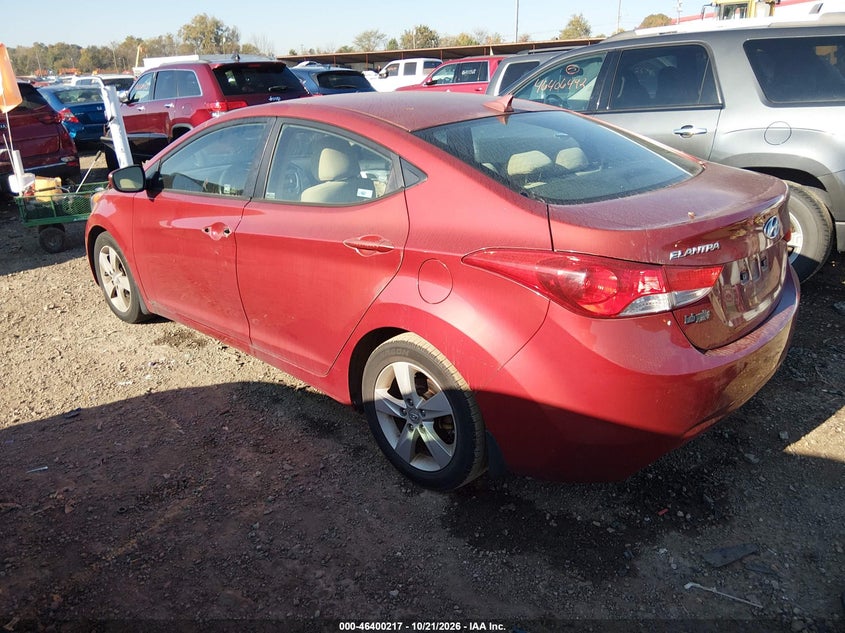 Vin: kmhdh4ae8cu471270, lot: 46900575, hyundai elantra gls (ulsan plant) 20123