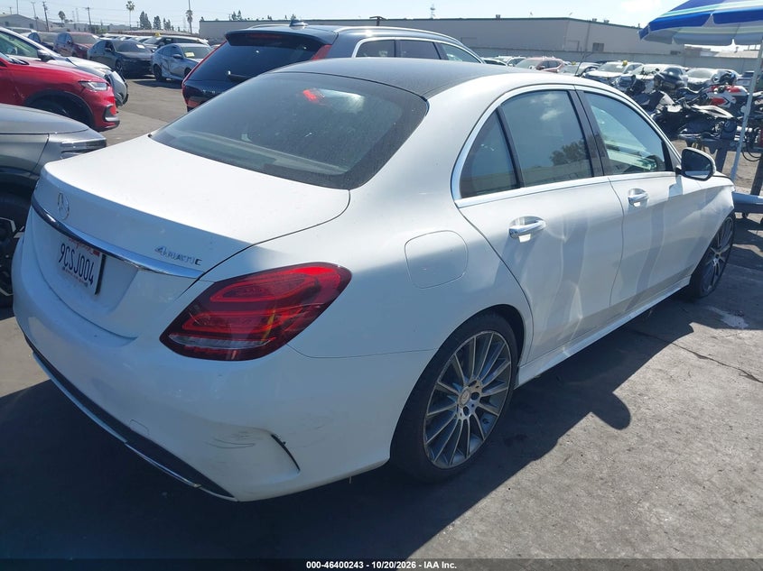 Vin: 55swf6gbxfu036158, lot: 46900601, mercedes-benz c 400 4matic 20154