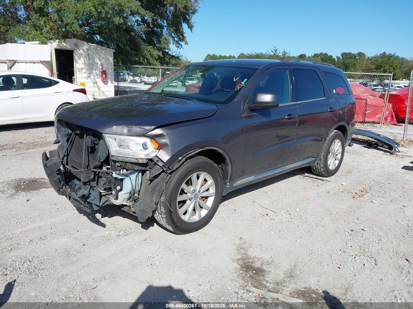 2014 Dodge Durango Sxt, Front End, IAAI, VIN 1C4RDHAG7EC374410 — photo 2