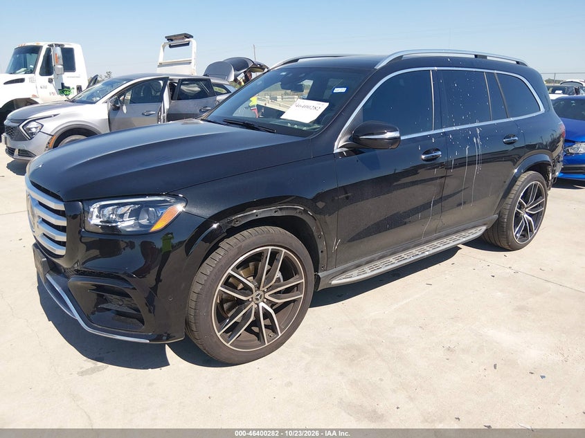2025 Mercedes-Benz Gls 580 4Matic, Right Side, IAAI, VIN 4JGFF8FE2SB415589 — photo 2
