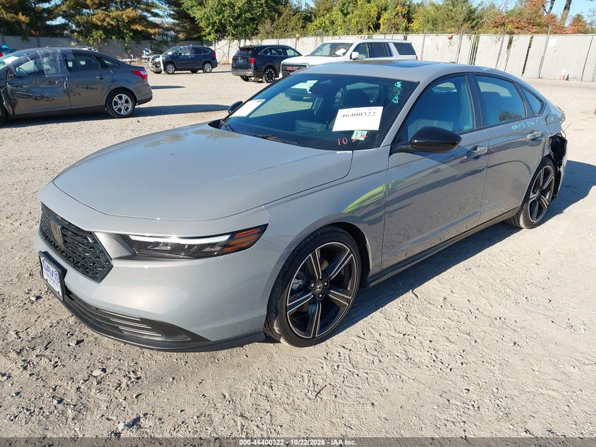 Vin: 1hgcy2f56ta003568, lot: 46900680, honda accord hybrid sport 20262