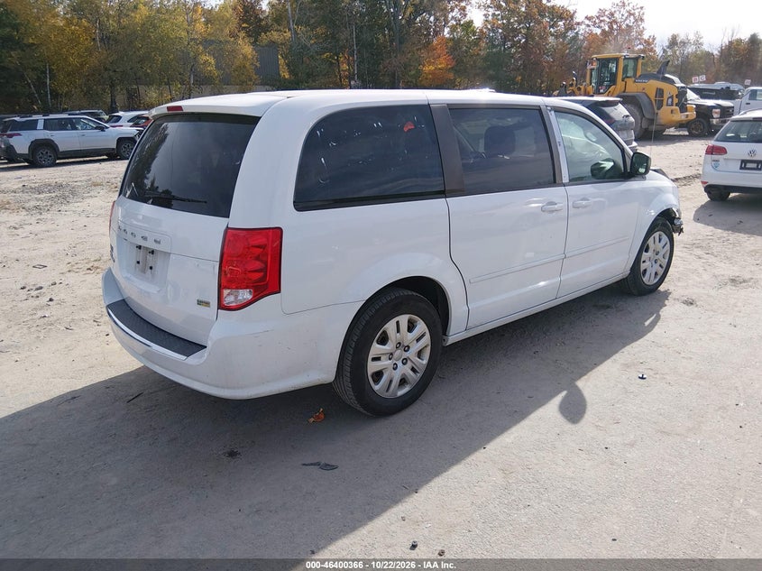 Vin: 2c4rdgbg0hr626194, lot: 46900724, dodge grand caravan se 20174