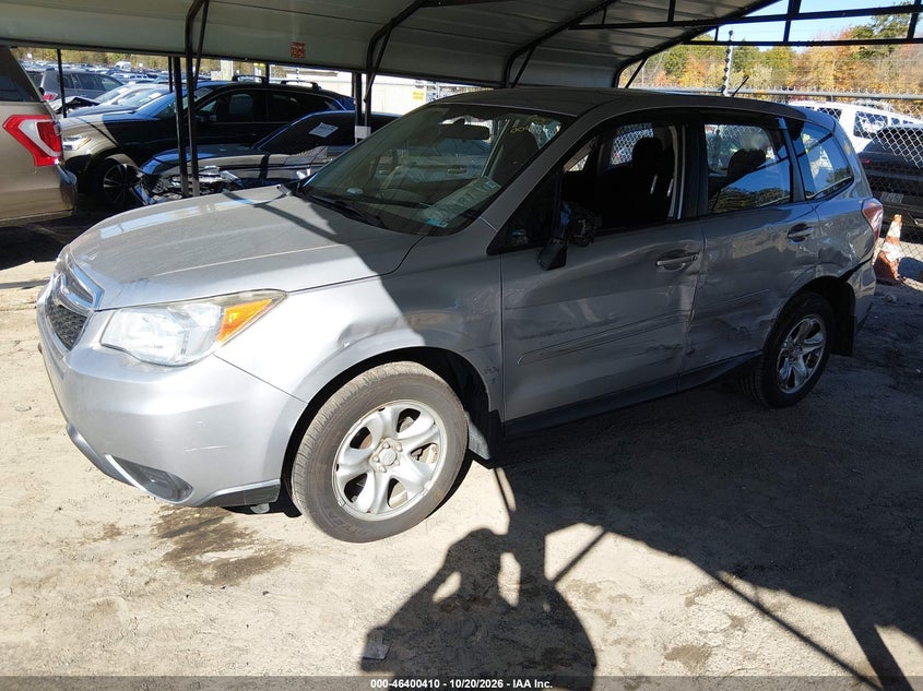 Vin: jf2sjaac1eh425533, lot: 46900768, subaru forester 2.5i 20142