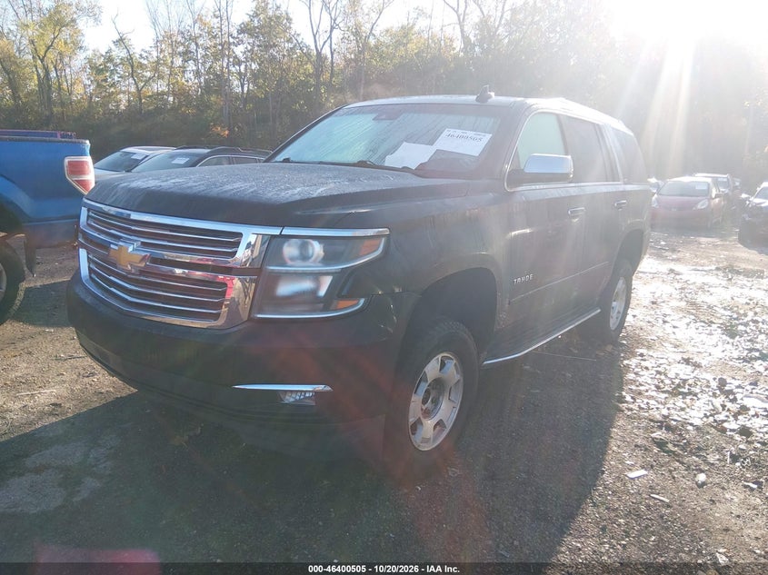 2015 Chevrolet Tahoe Ltz, Без повреждений, IAAI, VIN 1GNSKCKC7FR671902 — фото 2