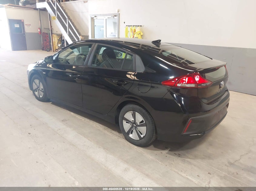 Vin: kmhc65lc0ju076225, lot: 46900897, hyundai ioniq hybrid blue 20183