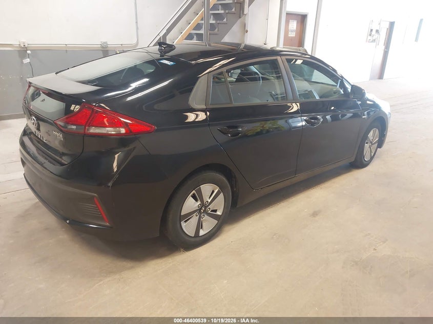 Vin: kmhc65lc0ju076225, lot: 46900897, hyundai ioniq hybrid blue 20184