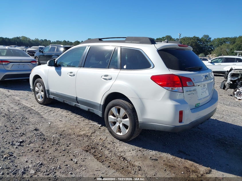 Vin: 4s4brbkc8b3380736, lot: 46900941, subaru outback 2.5i limited 20113