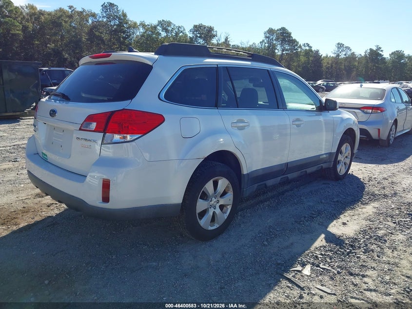 Vin: 4s4brbkc8b3380736, lot: 46900941, subaru outback 2.5i limited 20114