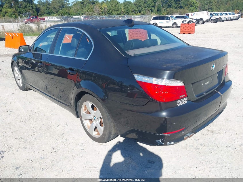 BMW 528I 2008 VIN WBANU53528CT03853