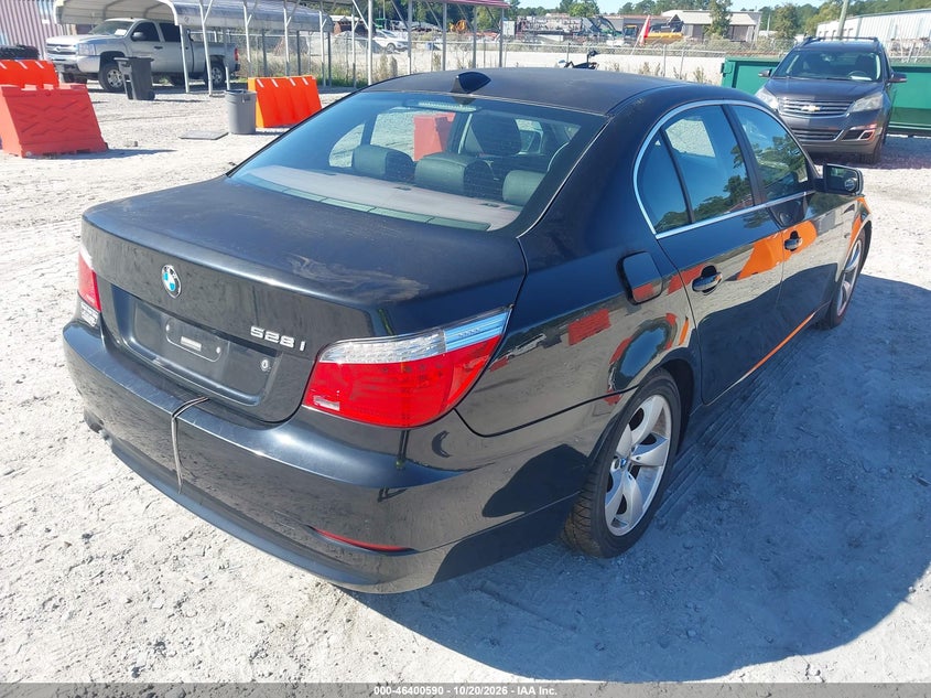 BMW 528I 2008 VIN WBANU53528CT03853